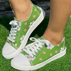 Women's Floral Pattern Comfortable Lightweight Walking Shoes