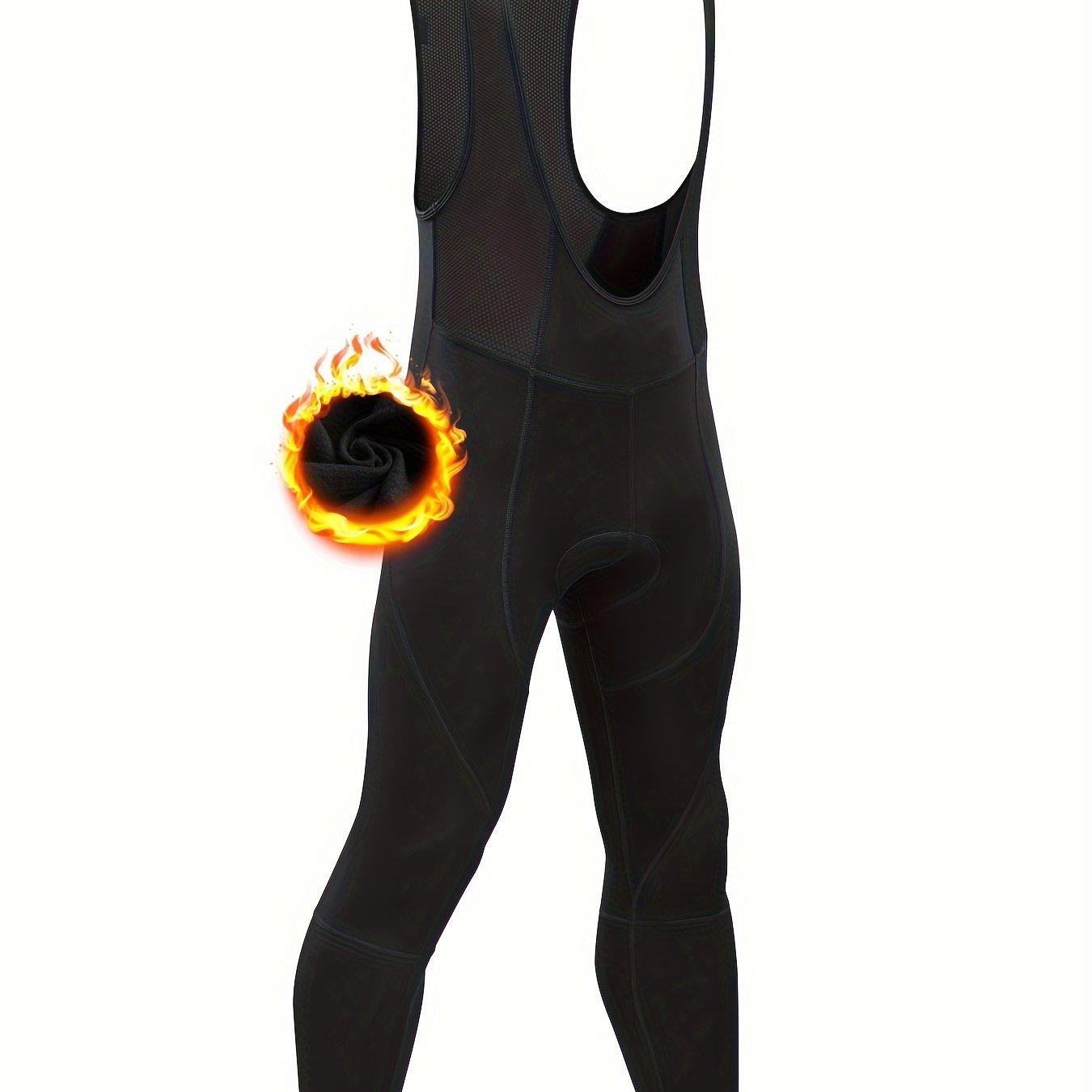 Men's Cycling Bib Pants 3D Padded Moisture Wicking Leggings
