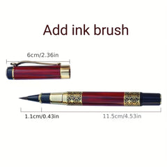 Soft Brush Wolf Hair Small Beauty Pen Metal Rod Water Brush Ink Bag