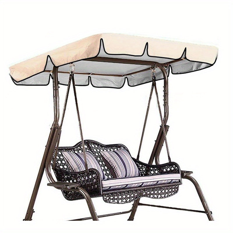 Waterproof Swing Canopy Replacement Top Cover for Porch Swing - Excluding Swing