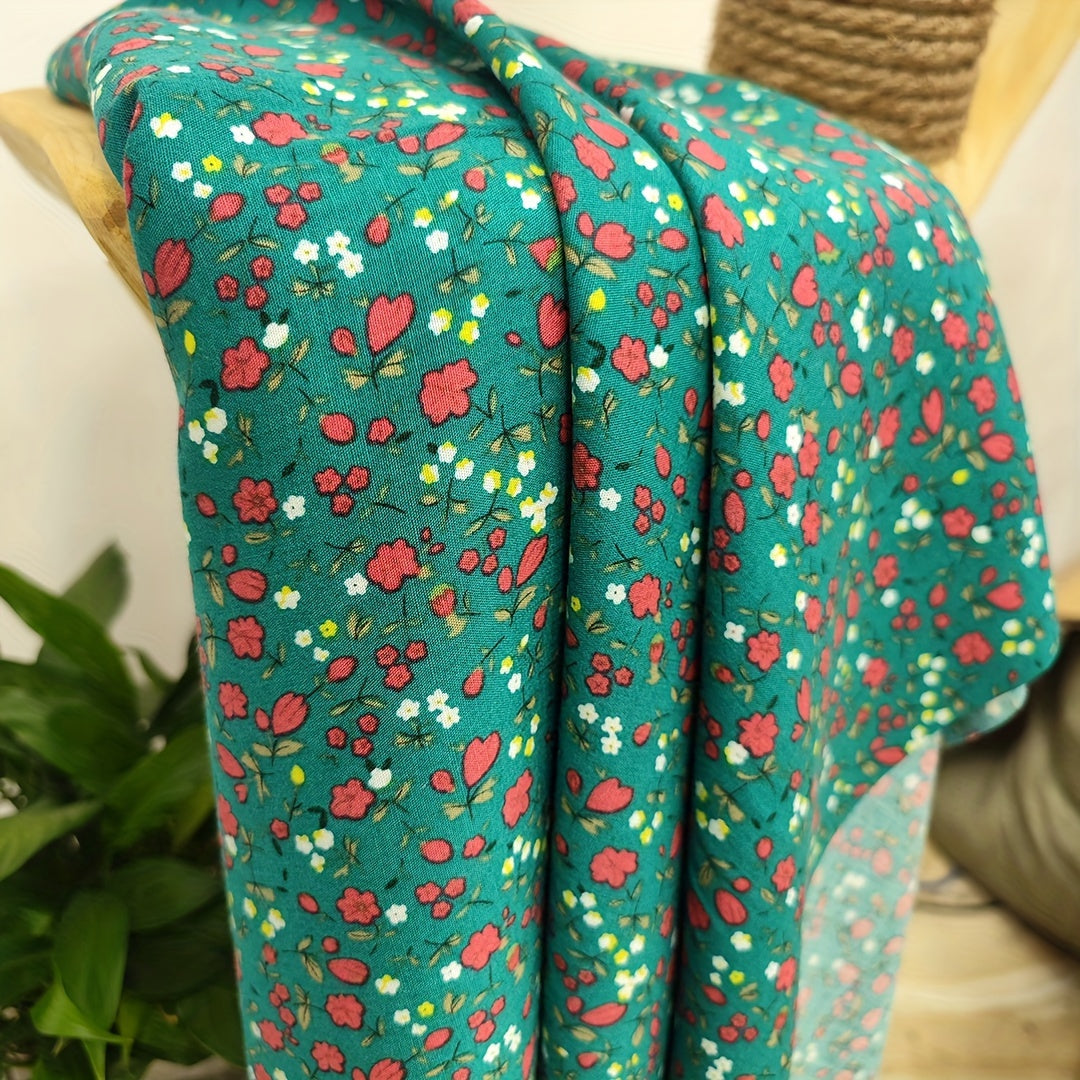1yd Faux Cotton Fabric DIY Clothes Pants Dress Quilt Covering Fabric