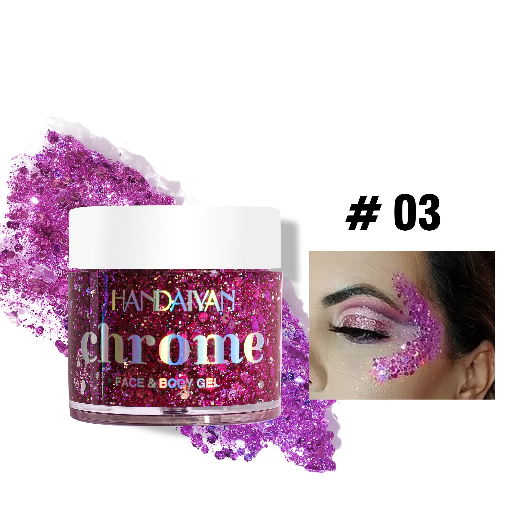 Chameleon Eyeshadow Powder Gradient Changing Sequin Makeup