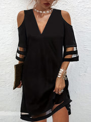 Stylish Mesh Stitch Dress for Women