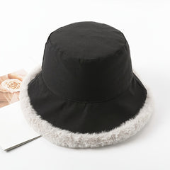Fluffy Faux Fur Bucket Hat - Reversible - Bachelorette Party Matching Hats