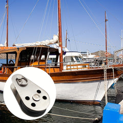 Stainless Steel Nylon Marine Pulley Hanging Wire Towing Wheel Swivel Lifting Rop