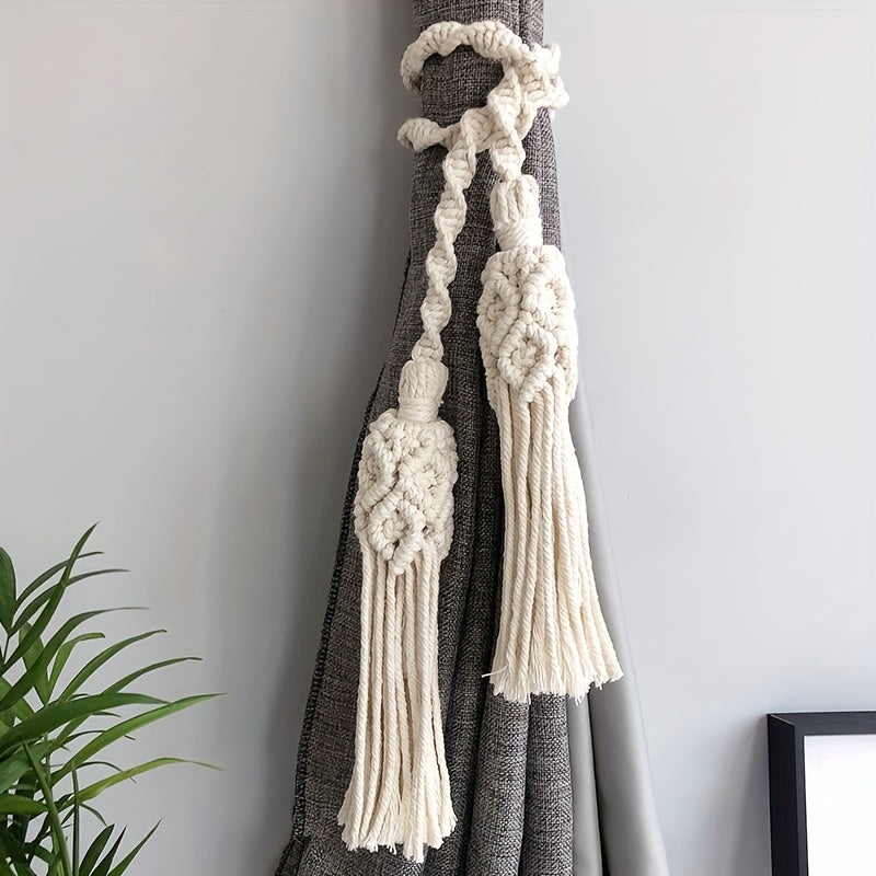 Bohemian Curtain Rope Knot Tieback Band for Home Decoration