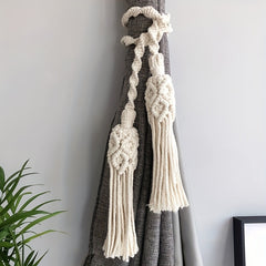 Bohemian Curtain Rope Knot Tieback Band for Home Decoration