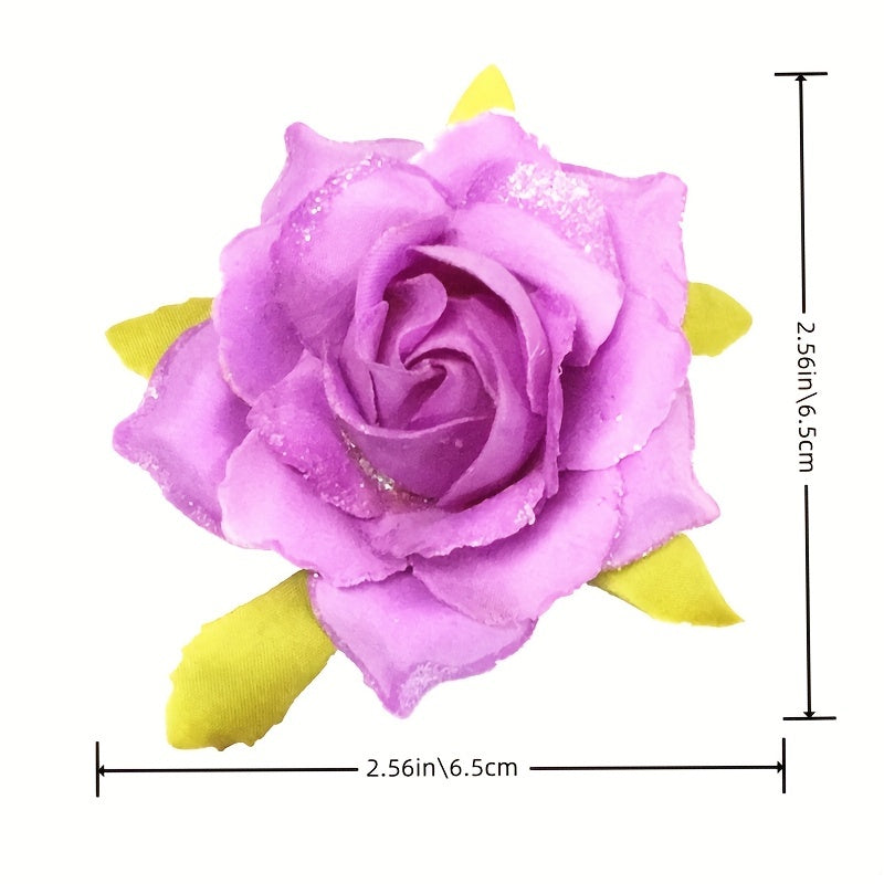 Simulation Rose Hair Clip Bridal Wedding Hair Accessories