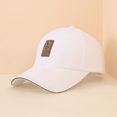 Solid Patch Baseball Cap Sun Hats Casual Golf Hat for Men Women