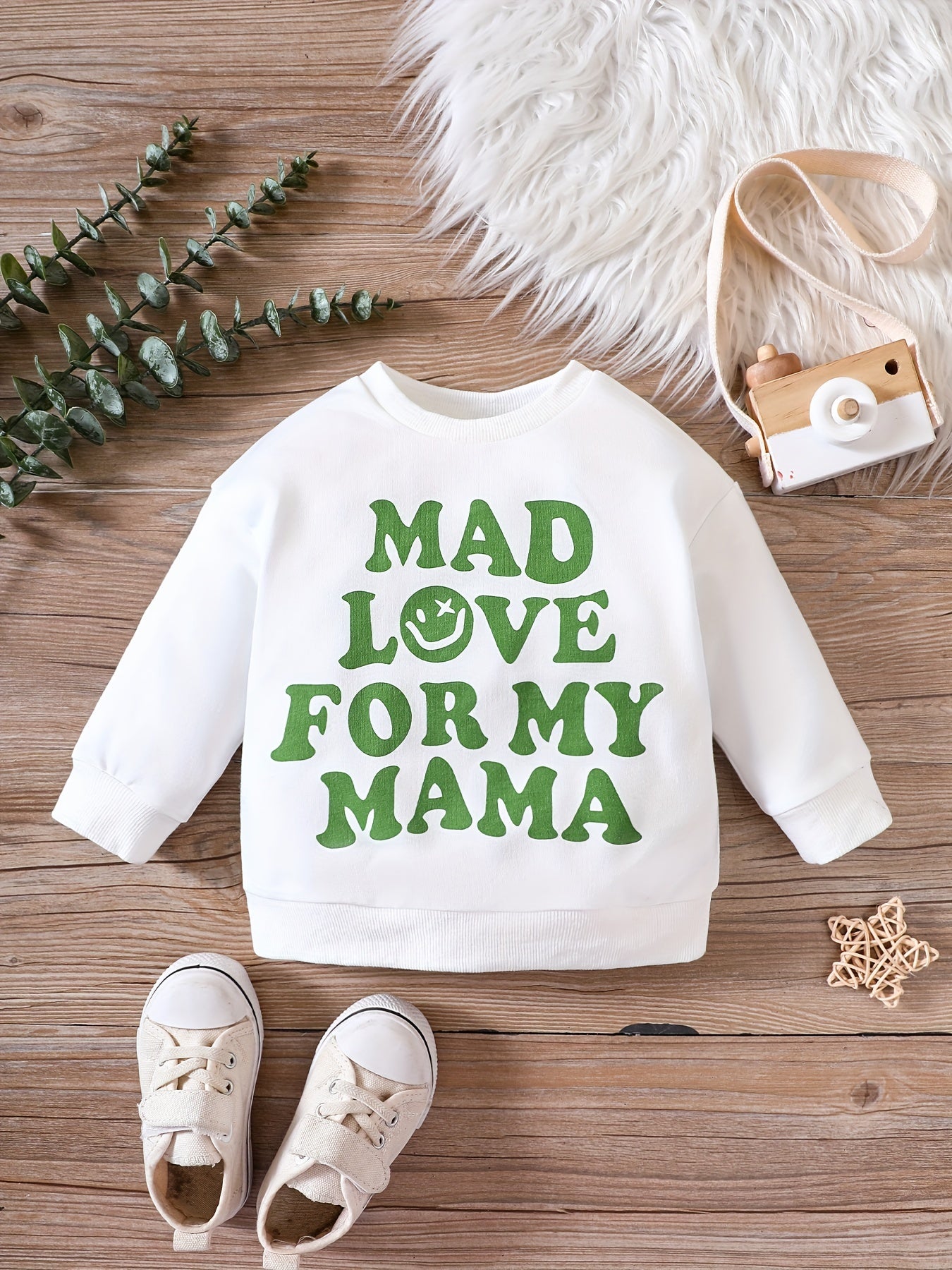 MAD LOVE FOR MY MAMA Toddler Sweatshirt
