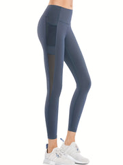 High Waisted Yoga Leggings with Pockets & Tummy Control
