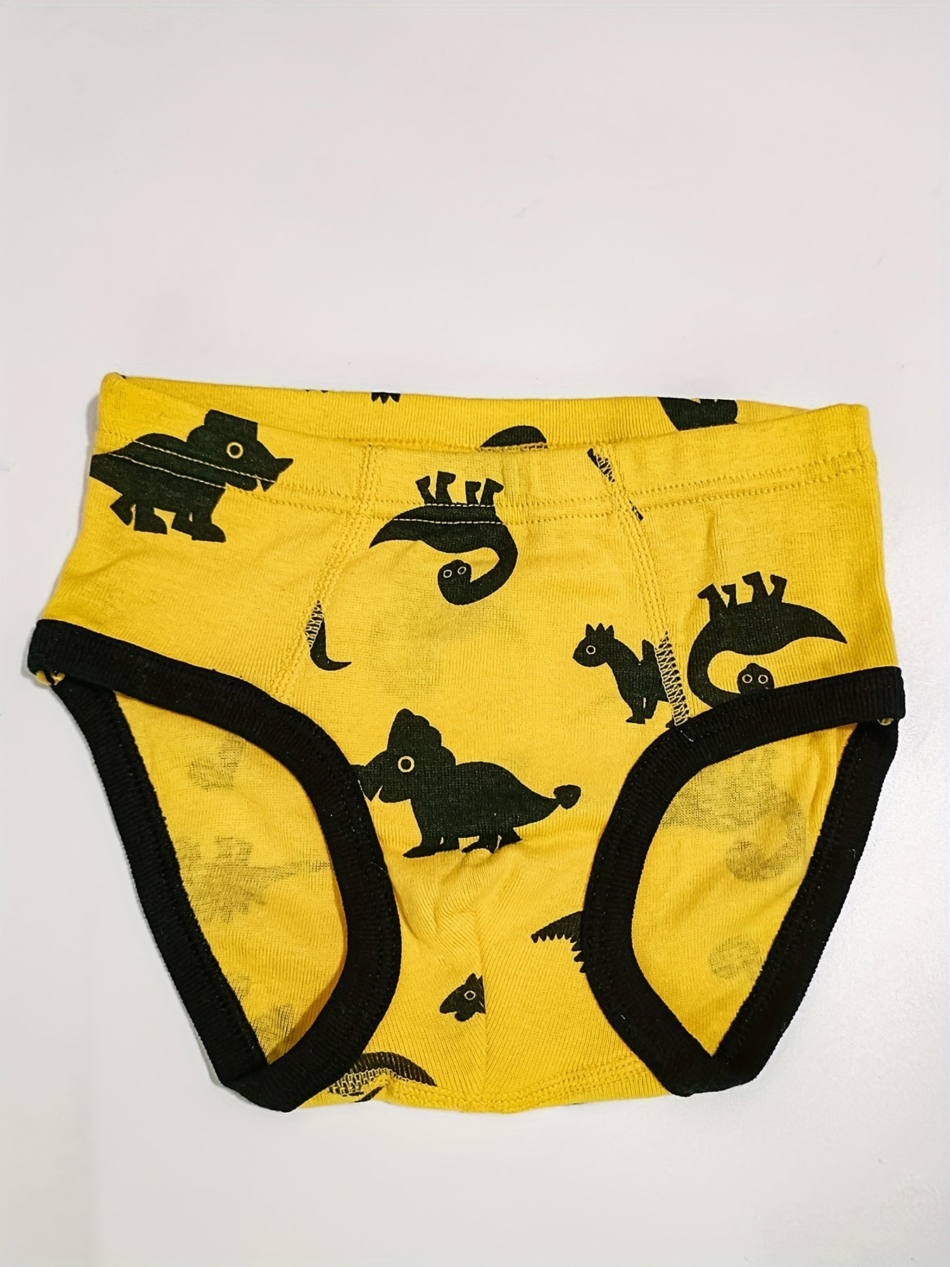 3pcs Boys Dinosaur Print Cotton Briefs Underwear Clothes