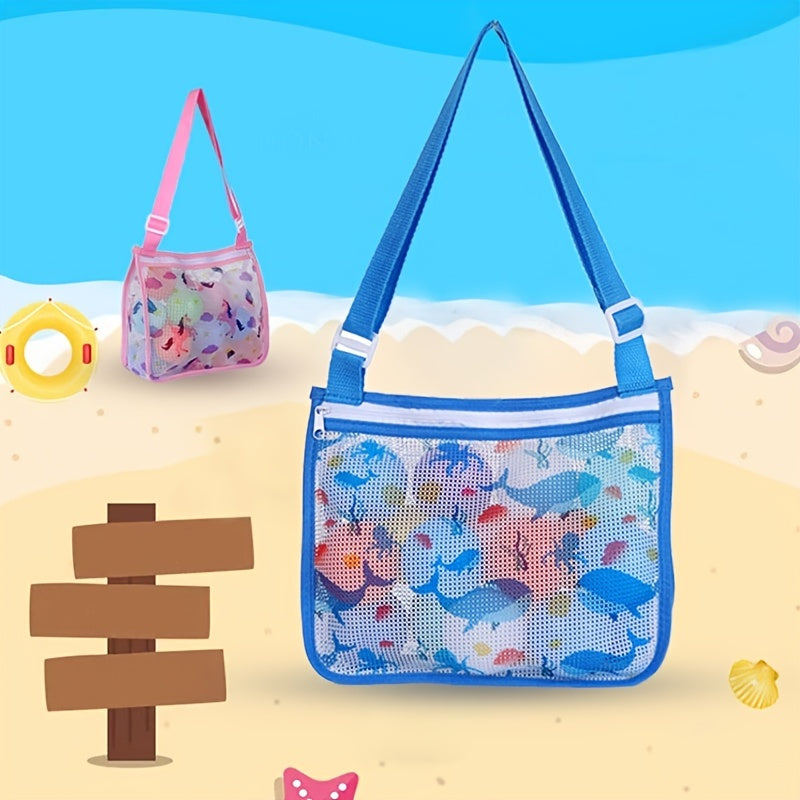 Large Capacity Beach Toy Storage Bag for Children