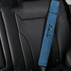 Car Seat Belt Shoulder Protector Embroidered Cover - Universal