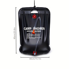 Portable Camping Solar Hot Water Bag for Outdoor Bathing