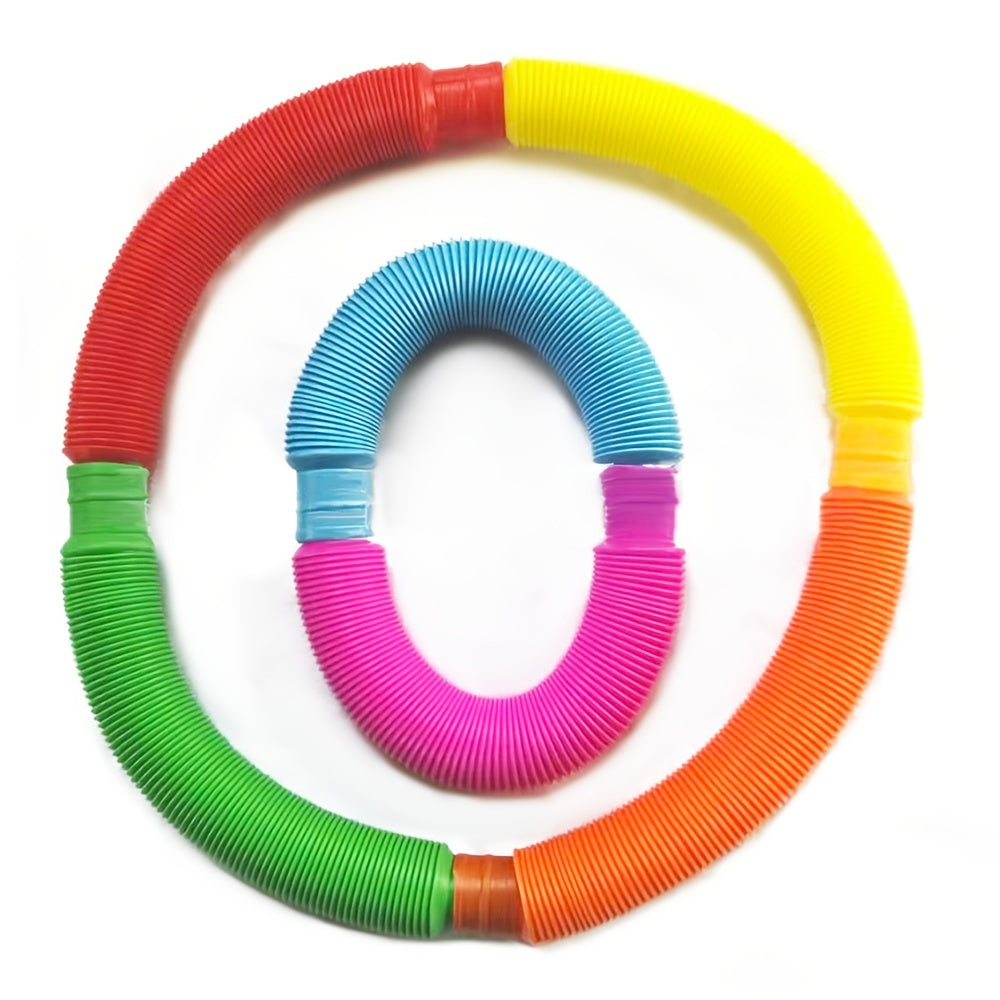 Fidget Tubes Stress Relief Toy for Kids & Adults Pop & Stretch Fun Sound Effects