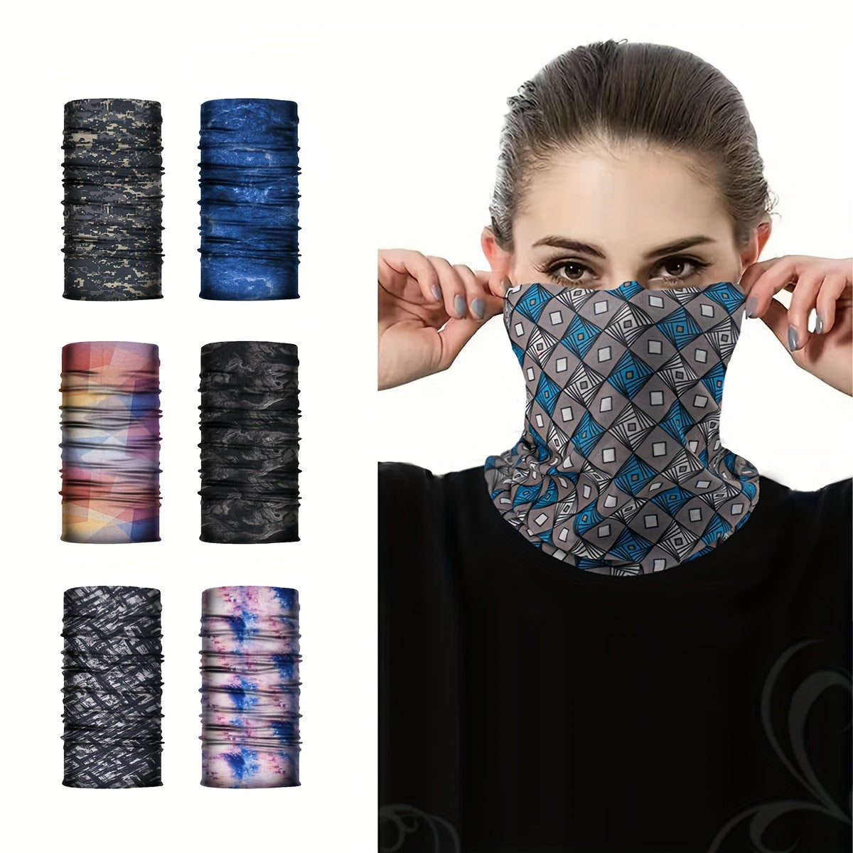 Cycling Neck Gaiter UV Protection Headscarf