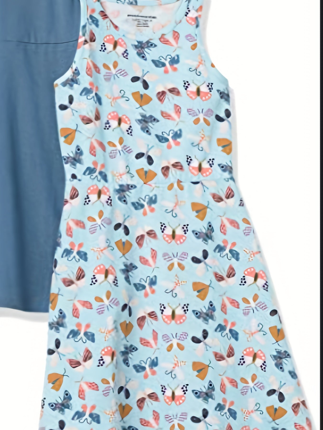 Girls' Basic Sundress Plain Sleeveless Tank Dress Holiday Style