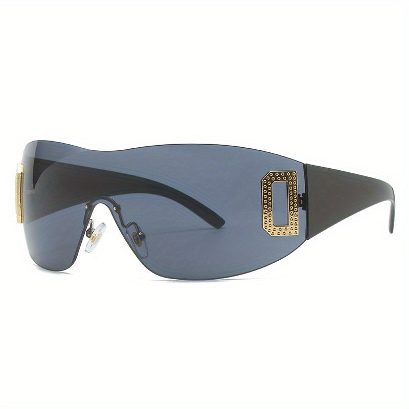 Y2K Gradient Rimless Sunglasses UV400
