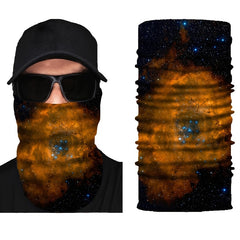 3pcs Starry Sky Face Gaiter Mask Outdoor Sunscreen Dustproof Mask