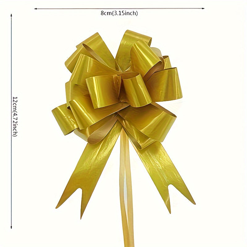 10pcs Pull Bows for Gift Wrapping Christmas DIY Craft Birthday Decor