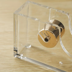 Clear Acrylic Tape Dispenser Cutter - Upgrade Your Office Supplies