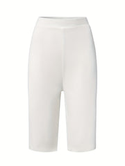 Summer Slim Cropped Pants Women's Clothing