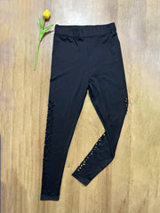 Solid Ripped Skinny Leggings Casual Every Stretchy Leggings Women's Clothing