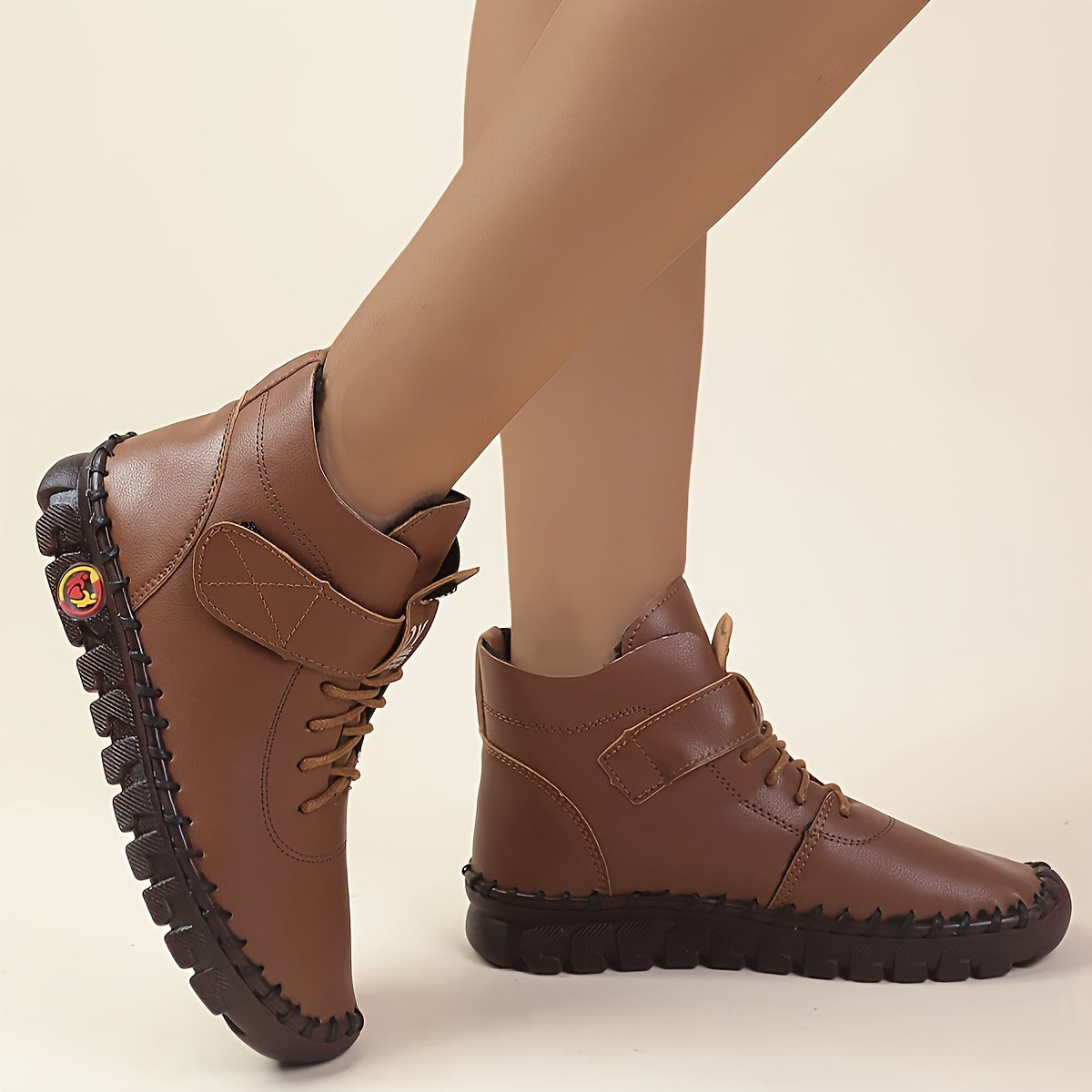 Plush Lined Thermal Snow Boots for Women