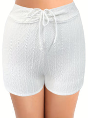 Lace High Waisted Bikini Shorts