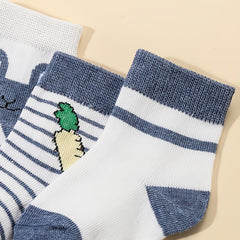 5 Pairs Baby Boys Bunny Socks for Infant Newborn Toddlers