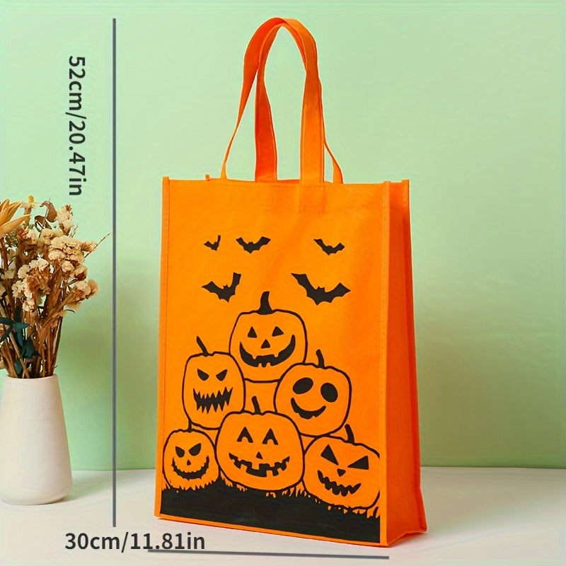 1pc Halloween Candy Bag Ghost Prop Pumpkin Handbag