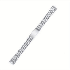 Stainless Steel Watch Band Metal Bracelet Folding Clasp Silver