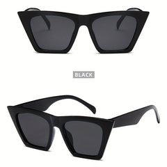 Cat Eye Sunglasses Gradient Lens Square Frame UV400