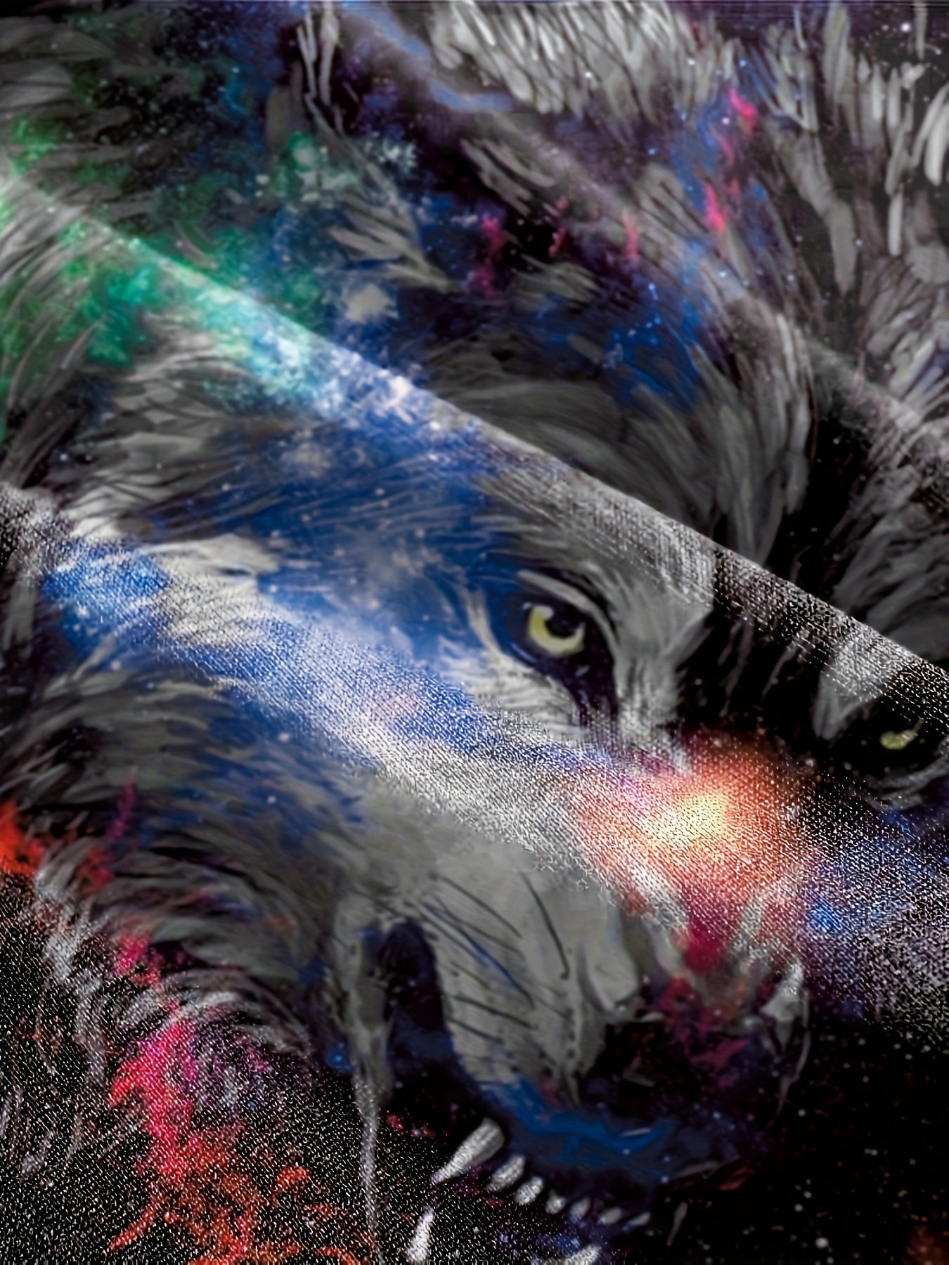Girls 3D Wolf Graphic Short Sleeve Tee Summer Clothes Gift