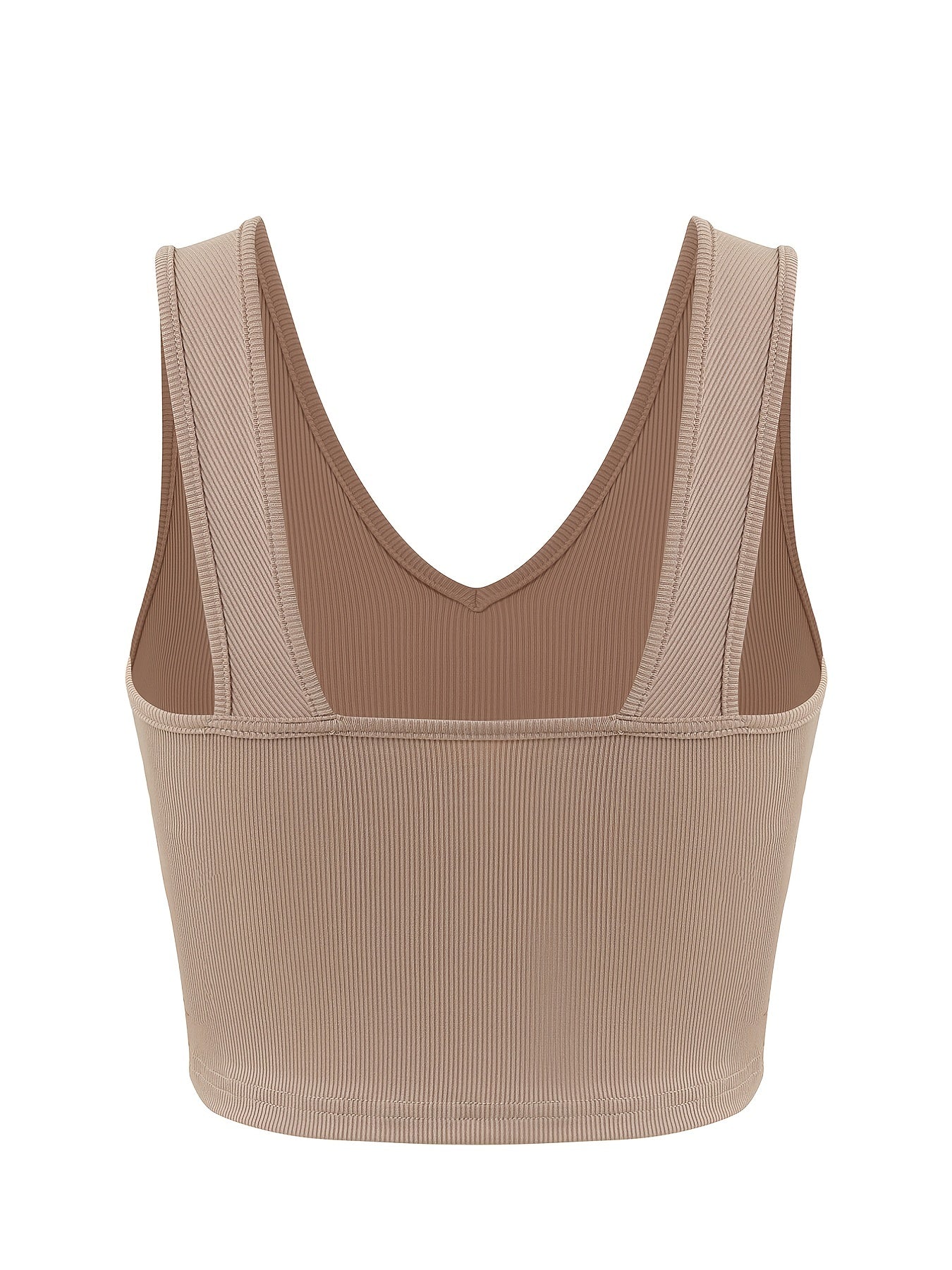 Backless Tank Top V Neck Sleeveless for Spring & Summer