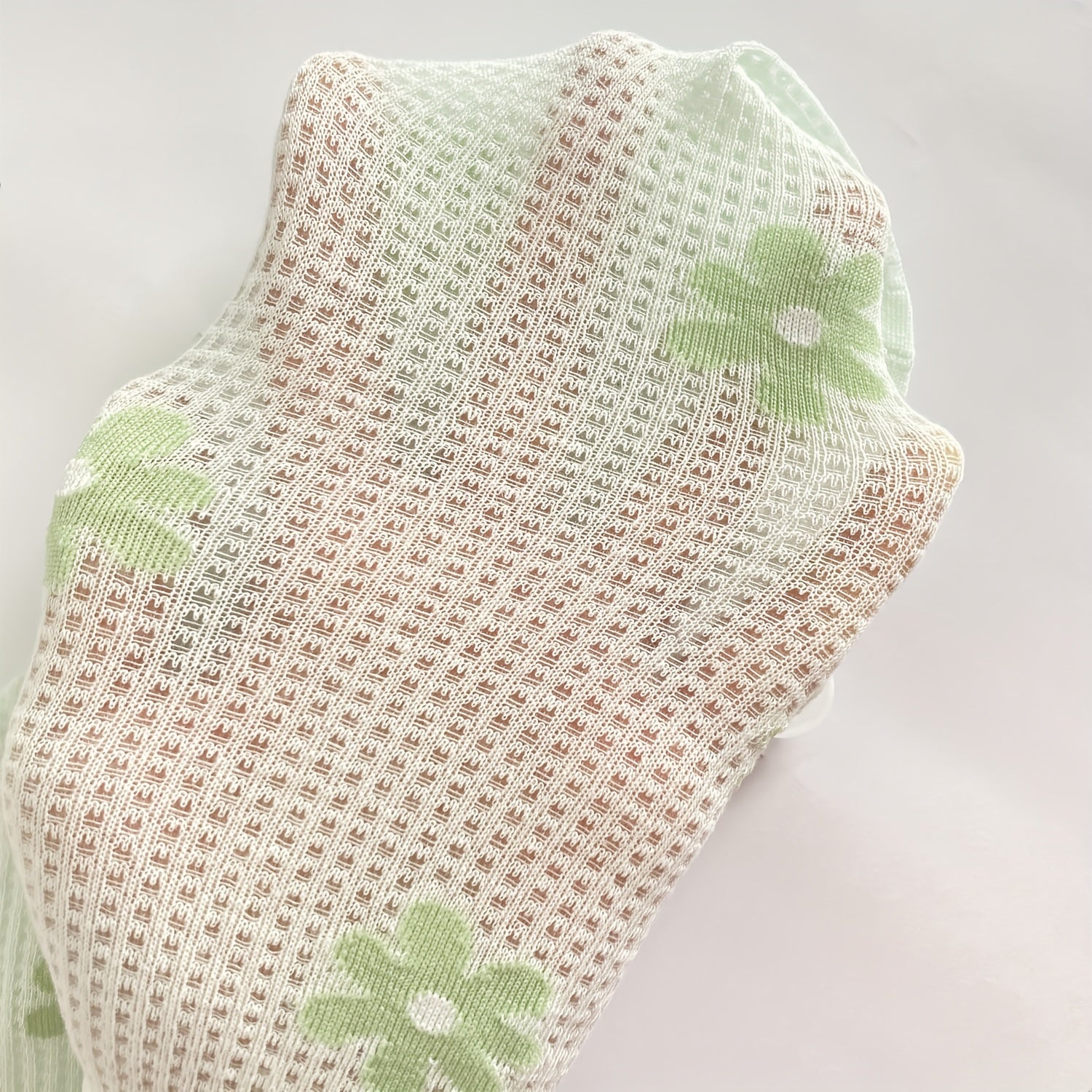 5 Pairs Floral Crew Socks Women's Stockings