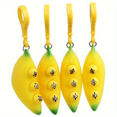 Banana Key Chain Keyring Funny Bag Backpack Pendant