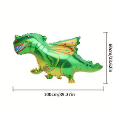 2pcs Dinosaur Family Foil Balloons - Birthday Party Decor