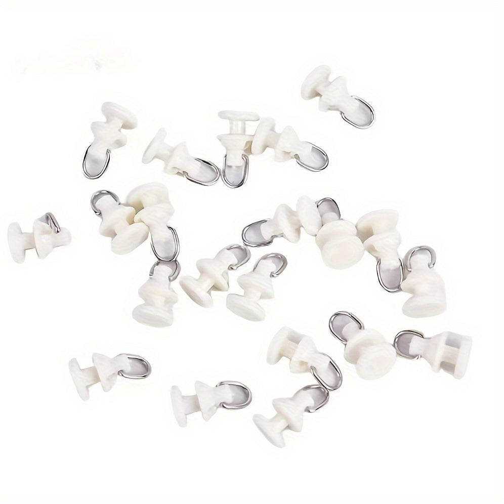 100pcs Curtain Track Gliders Roller Hooks Accessories
