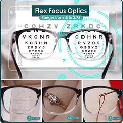 Multifocal Readers High Women Men Auto Adjusting Bifocal Glasses for Reading