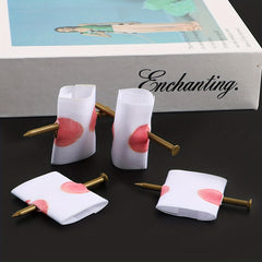 2pcs Tricky Finger Piercing Nail Toy