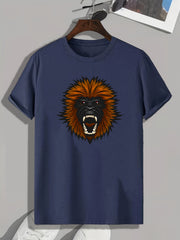 Angry Monster Graphic Tee Men's T-shirt for Summer