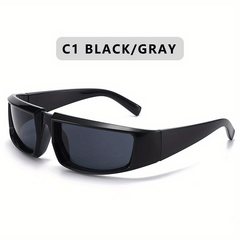 Steampunk Sunglasses Women Wrap Around Eyeglasses