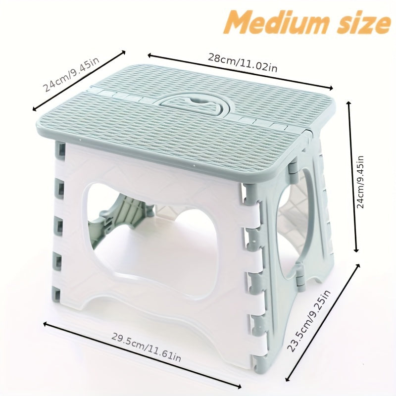 Portable Folding Stool with Handle Lightweight Foldable Chair for Outdoor