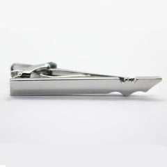 Silvery Tie Clip Wedding Gift for Men