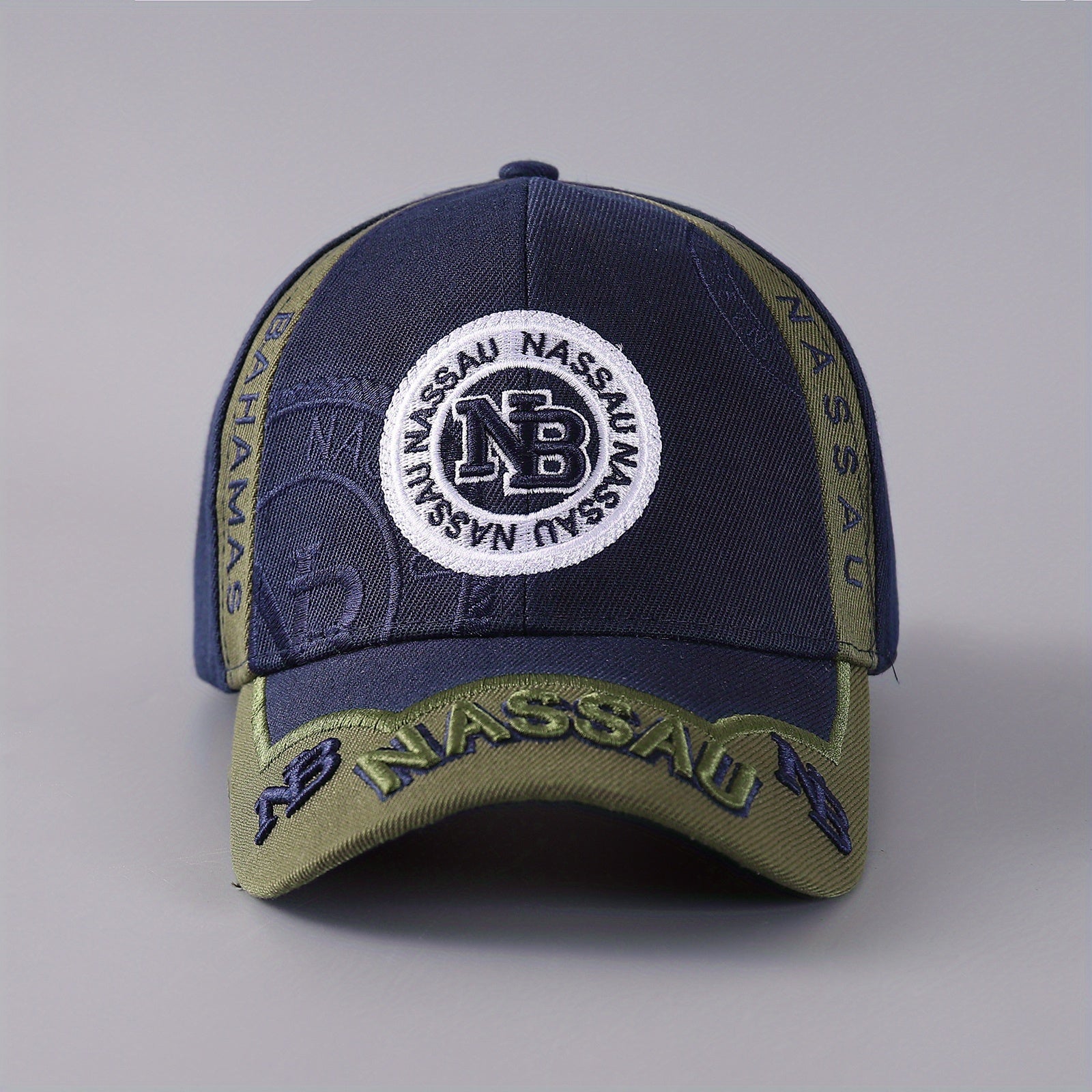 Letter Baseball Cap Men's Casual Curved Brim Peaked Cap