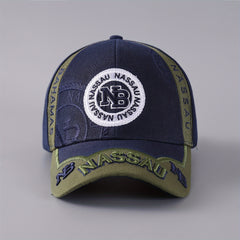 Letter Baseball Cap Men's Casual Curved Brim Peaked Cap
