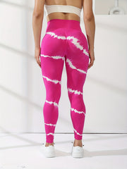 Striped Tie Dye High Stretch Yoga Tight Pants