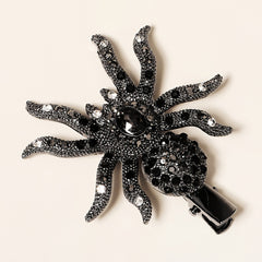 Gothic Spider Hair Clip Gem Hair Piece Barrette